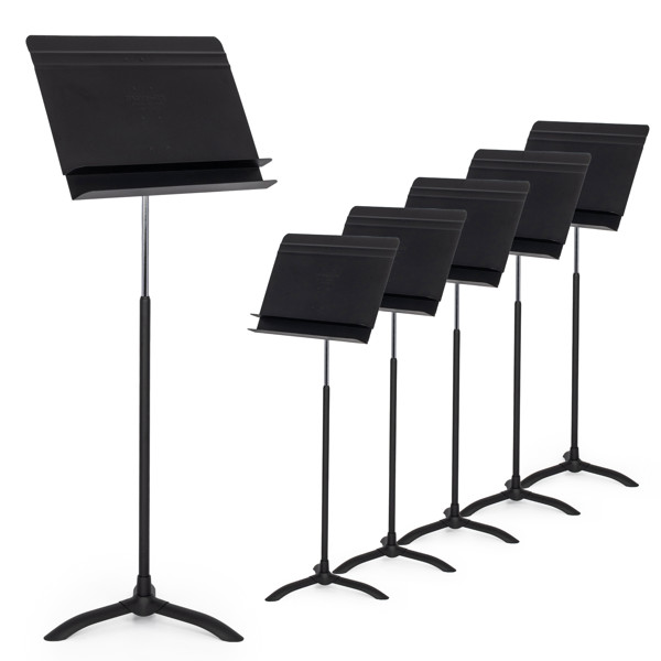 Notestativ Manhasset #50, Orchestral Stand, Black, Trinnløs, 6 Stk