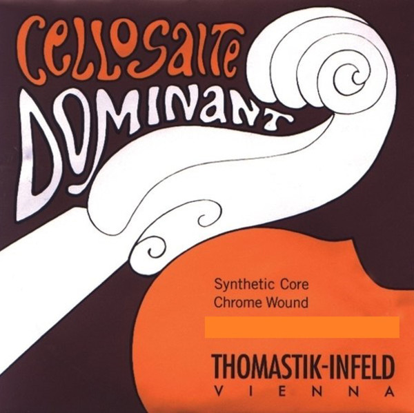 Cellostreng Thomastik-Infeld Dominant 3G 4/4 Heavy Synthetic Core, Silver Wound