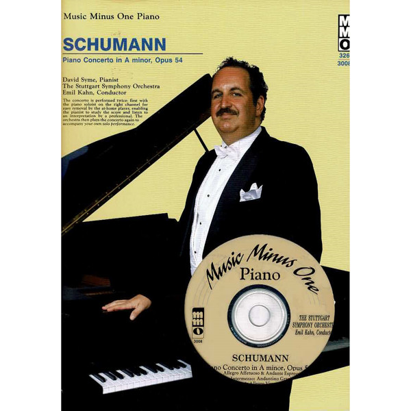 Piano Concerto in A minor, Opus 54, Robert Schumann. Book and CD Playalong