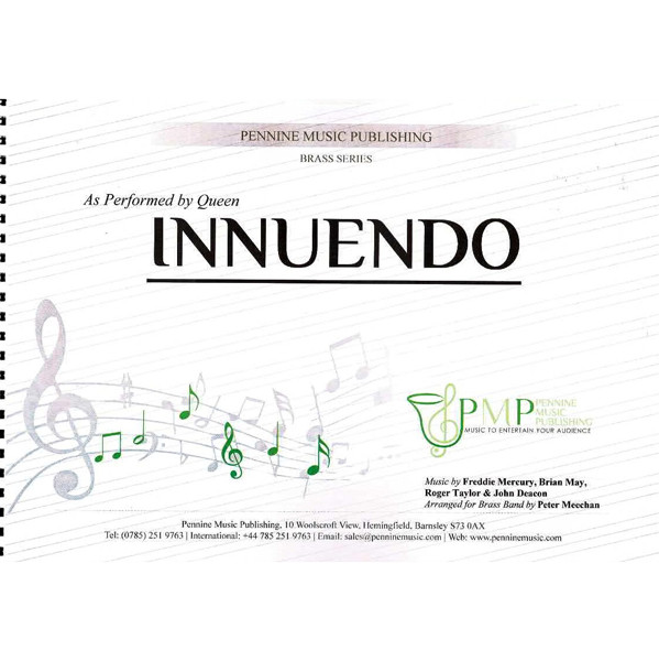 Innuendo, Queen/Freddie Mercury arr Peter Meechan. Brass Band
