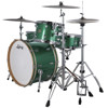 Slagverk Ludwig Continental LCO5024G, 22 Shell Pack, Green Sparkle