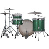 Slagverk Ludwig Continental LCO5024G, 22 Shell Pack, Green Sparkle