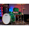 Slagverk Ludwig Continental LCO5024G, 22 Shell Pack, Green Sparkle