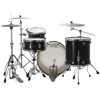 Slagverk Ludwig Continental LCO5044B, 24 Pro Beat Plus Shell Pack, Satin Black