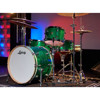 Slagverk Ludwig Continental LCO5044G, 24 Pro Beat Plus Shell Pack, Green Sparkle