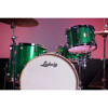 Slagverk Ludwig Continental LCO5044G, 24 Pro Beat Plus Shell Pack, Green Sparkle