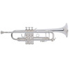 Trompet Bb Bach Stradivarius 180S-43 Sølv