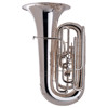 Tuba C Adams Custom Serie, 4/4, 4 valves+ 1 cylinder, Selected Model, Brass 0.70, Silver Plated