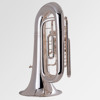 Tuba C Adams Custom Serie, 4/4, 4 valves+ 1 cylinder, Selected Model, Brass 0.70, Silver Plated