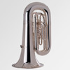 Tuba C Adams Custom Serie, 4/4, 4 valves+ 1 cylinder, Selected Model, Brass 0.70, Silver Plated