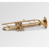 Trompet Bb Adams Custom A1v2 Selected Mod., Brass 0,50mm, Satin Gold Lakkert