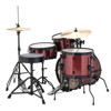 Slagverk Ludwig The Pocket Kit LC178X, Questlove, 16, Red Wine Sparkle