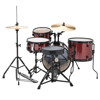 Slagverk Ludwig The Pocket Kit LC178X, Questlove, 16, Red Wine Sparkle