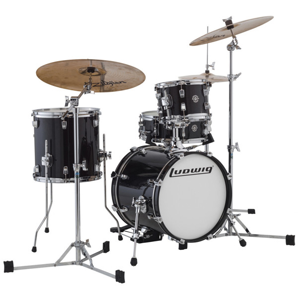 Slagverk Ludwig Breakbeat LC179X, Questlove, 16, Black Sparkle