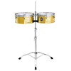 Timbales Meinl LC1-Brass 14-15 m/Stativ