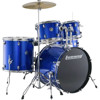 Slagverk Ludwig Accent LC17019, Fuse 20, m/Stativer og Cymbaler, Blue Sparkle