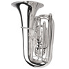 Tuba Bb Adams Custom 4/4 Selected Yellow Brass Silverplated 0,77mm 4 Valves + 1 cilinder