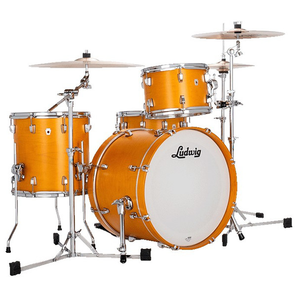 Slagverk Ludwig NeuSonic Downbeat 20 Shell Pack, m/Triad Mount, Satin Golden Slumber