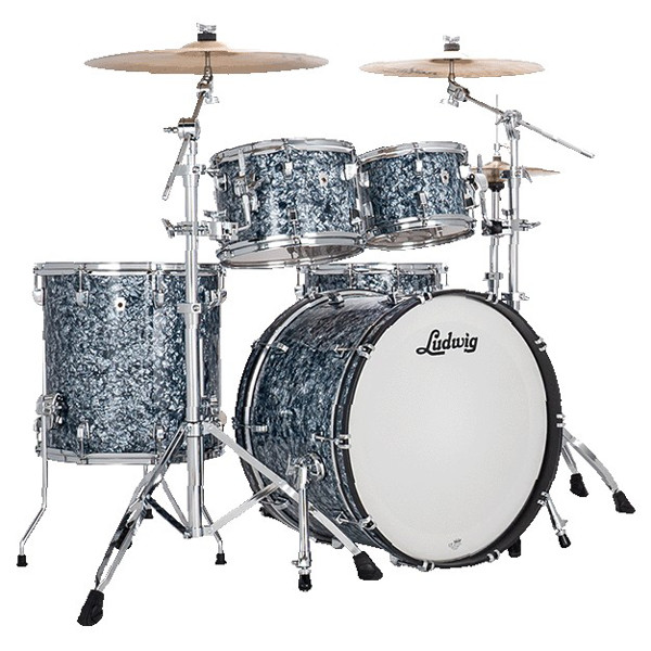 Slagverk Ludwig NeuSonic Fab 22 Shell Pack, m/Triad Mount, Steel Blue Pearl