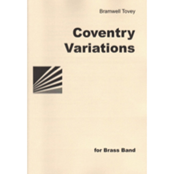 Coventry Variations, Bramwell Tovey. Brass Band Partitur