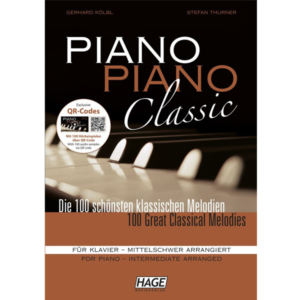 Piano Piano Classics, Gerhard Kölbl. Piano Book and Audio Online
