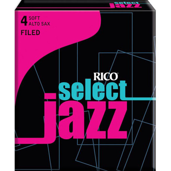 Altsaksofonrør Rico D'Addario Select Jazz Filed 4 Soft (10 pk)