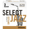 Altsaksofonrør Rico D'Addario Select Jazz Un-filed 3 Medium (10 pk)