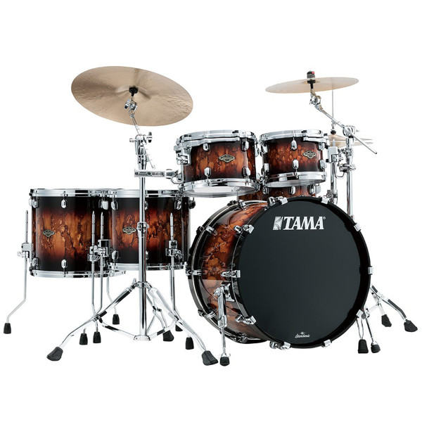 Slagverk Tama Starclassic Walnut/Birch WBS52RZS-MBR, 22 u/Stativer, Molten Brown Burst