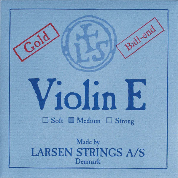 Fiolinstreng Larsen Original 1E Heavy Gold Wound, Ball end