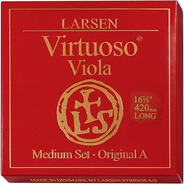 Bratsjstrenger Larsen Virtuoso Sett Medium Extra Long (A Ball end)