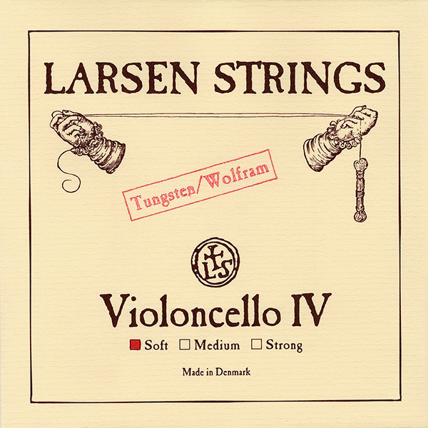 Cellostreng Larsen Original 4C Soft   Tungsten Wound
