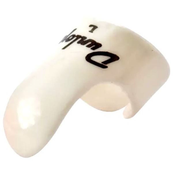 Plekter Dunlop Finger M 9011R, Nylon Hvit