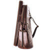 Gig Bag Trombone Tenor Medium Cronkhite 2-Piece Travel Chocolate Brown Leather