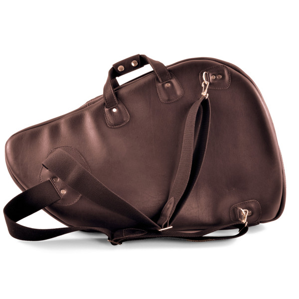 Gig Bag Waldhorn Cronkhite Chocolate Brown Leather Fixed Bell