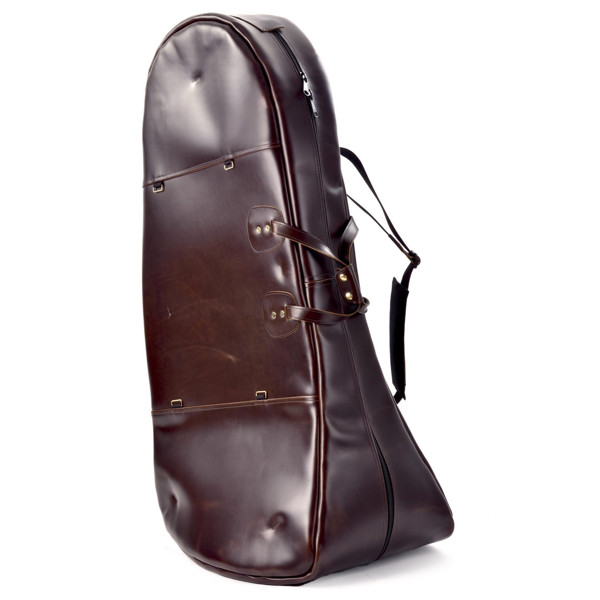 Gig Bag Tuba Cronkhite Cinnamon Brown Leather Small