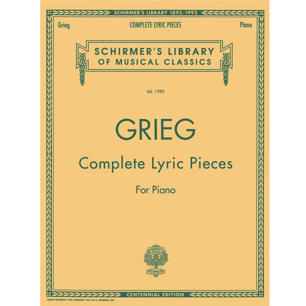 Complete Lyric Pieces for Piano. Edvard Grieg