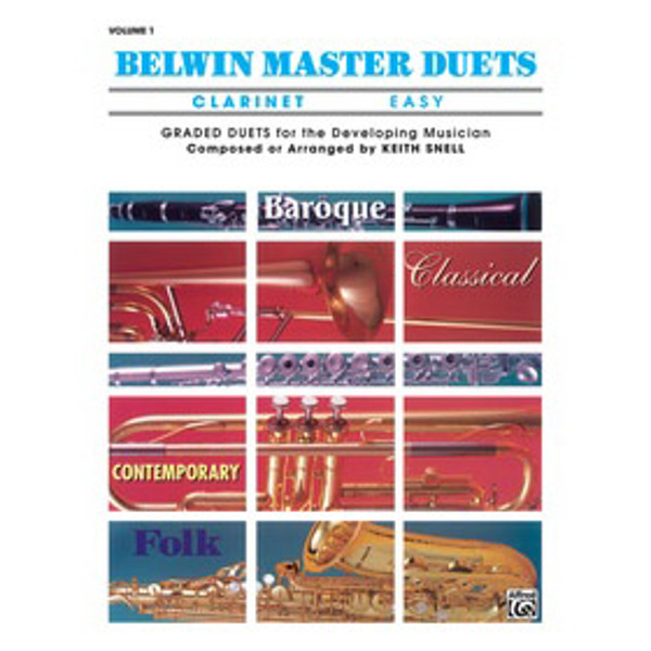 Belwin Master Duets Clarinet Easy