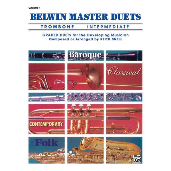 Belwin Master Duets Trombone Intermediate Vol 1