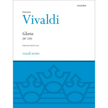 Gloria RV589, Antonio Vivaldi, SATB, soloists, Baroque orchestra or Keyboard. Vocal Score