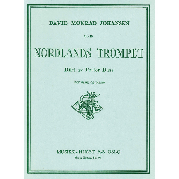 Nordlands Trompet, David Monrad Johansen - Vokal og Piano