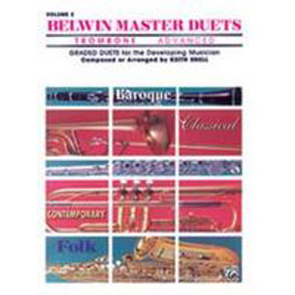 Belwin Master Duets Trombone Advanced Vol 2