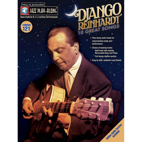 Django Reinhardt, Jazz Play Along Vol. 121 (Bb, Eb and C instruments)