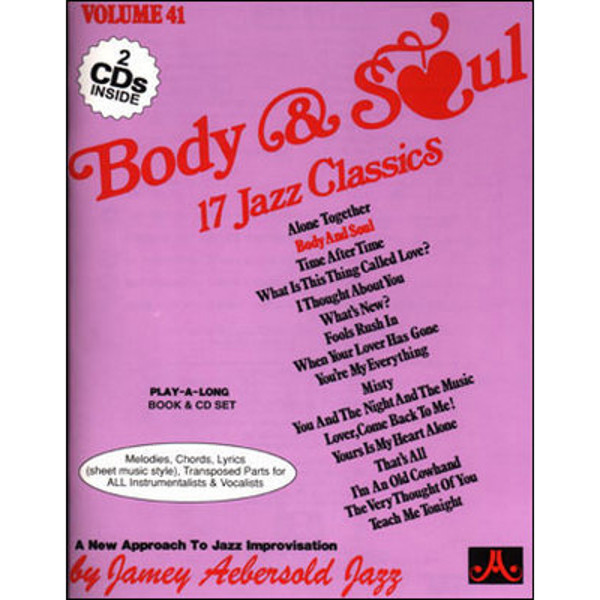 Body And Soul, Vol 41. Aebersold Jazz Play-A-Long for ALL Musicians
