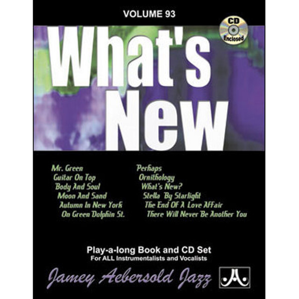 What's New, Vol 93. Aebersold Jazz Play-A-Long for ALL Musicians