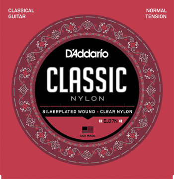 Gitarstrenger Klassisk D'Addario EJ27N Normal Tension