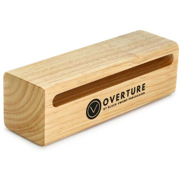 Woodblock Black Swamp Overture OV-WB2, Medium, Rubber Wood