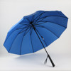 Paraply - Henle Umbrella. Blå med flotte notedetaljer