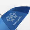 Paraply - Henle Umbrella. Blå med flotte notedetaljer