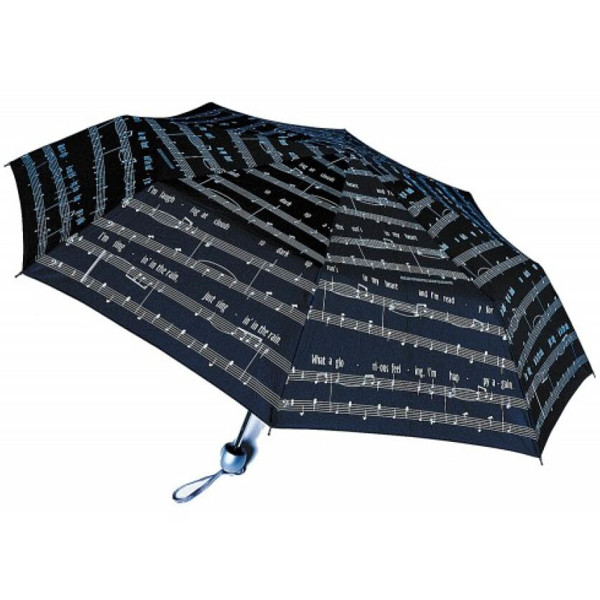 Paraply - Mini Umbrella Black Singin' in the Rain