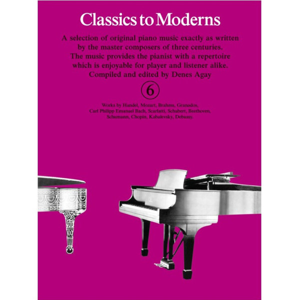Classics to Moderns 6, Denes Agay, Piano